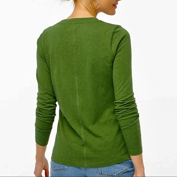 Jcrew Mercantile Green Long Sleeve Shirt. - Picture 2 of 8